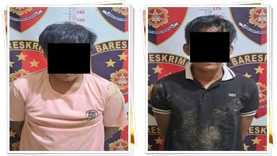 Dua Pria Dibekuk di Teluk Kepayang Bawa Sabu Saat Digerebek Polisi Kusan Hulu