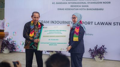 Pemko Banjarbaru Terima Bantuan PMT dari PT Angkasa Pura Indonesia