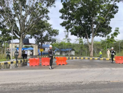 Kedatangan Wapres Gibran, Bandara Warukin Dijaga Ketat