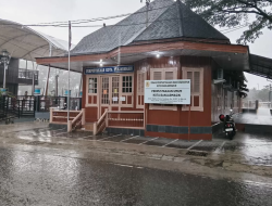 Gedung Perpustakaan Kota Banjarmasin Mau Amblas, Tak Lagi Siku dan Semakin Miring